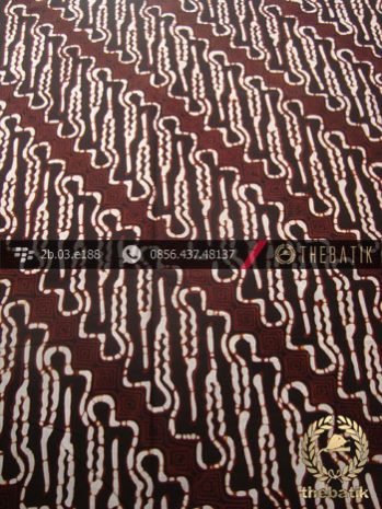 Kain Batik Cap Jogja Motif Parang Curigo Primis