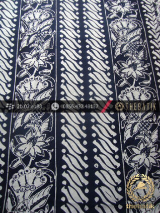 Kain Batik Cap Yogya Motif Parang Merak Tegak Kelengan