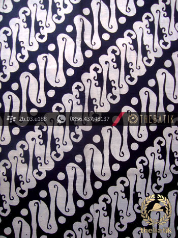 Kain Batik Cap Jogja Motif Parang Rusak Seling Ukel Kelengan