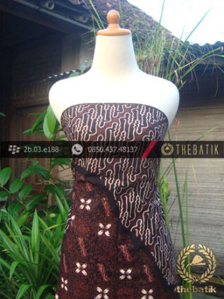 Kain Batik Cap Tulis Jogja Motif Pulau Parang Curigo Sogan