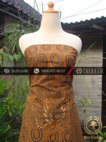 Kain Batik Cap Solo Motif Pulau Soga Genes