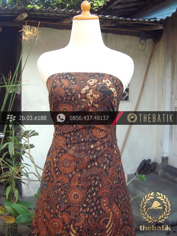 Kain Batik Cap Solo Motif Ceplok Singa Peksi