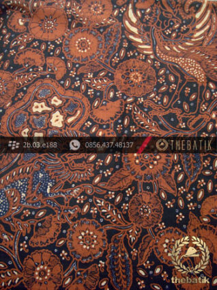 Kain Batik Cap Solo Motif Ceplok Singa Peksi
