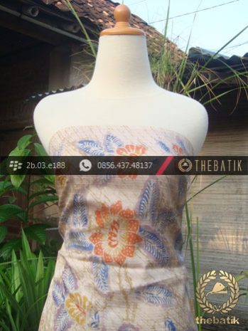 Batik Tulis Sutera Motif Bantulan Lawasan