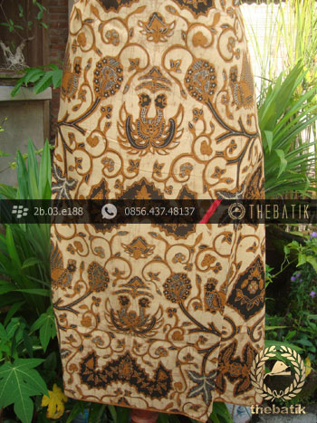 Kain Batik Tulis Solo Motif Wahyu Tumurun Ukel