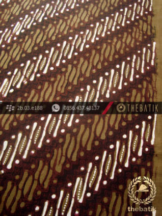 Kain Batik Cap Tulis Jogja Motif Parang Klithik Hijau Lumut