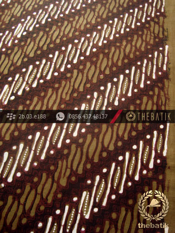 Kain Batik Cap Tulis Jogja Motif Parang Klithik Hijau Lumut