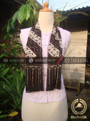 Syal Batik Paris Motif Parang Klithik Grompol