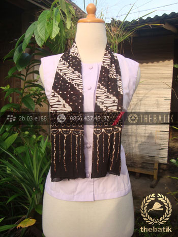 Syal Batik Paris Motif Parang Klithik Grompol