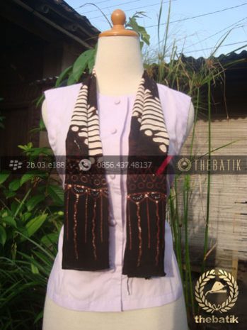 Syal Batik Paris Motif Parang Srimpi