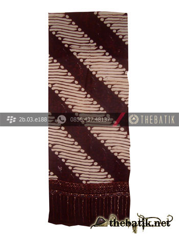 Syal Batik Paris Motif Parang Srimpi