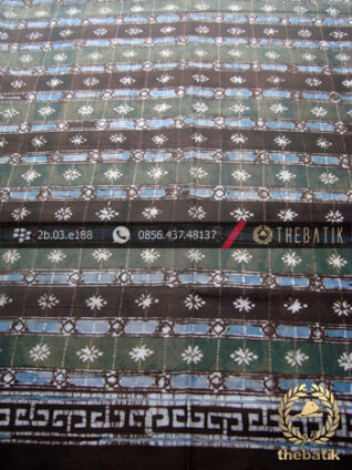 Kain Batik Warna Alam Motif Garis Kontemporer-2