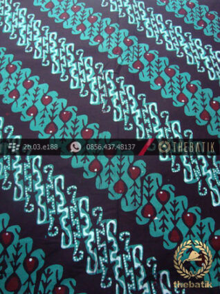 Kain Batik Cap Tulis Jogja Motif Parang Seling Tosca