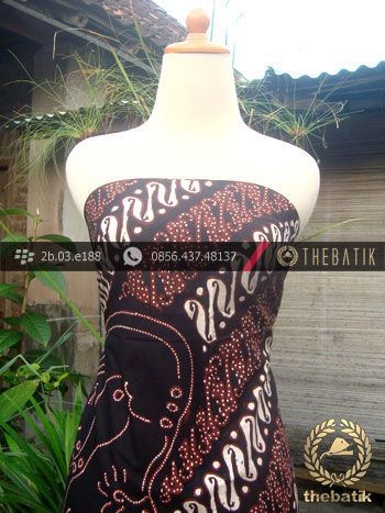 Kain Batik Cap Tulis Jogja Motif Pulau Sogan