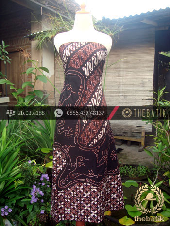 Kain Batik Cap Tulis Jogja Motif Pulau Sogan