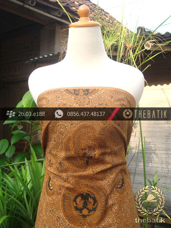 Kain Batik Cap Solo Motif Soga Genes