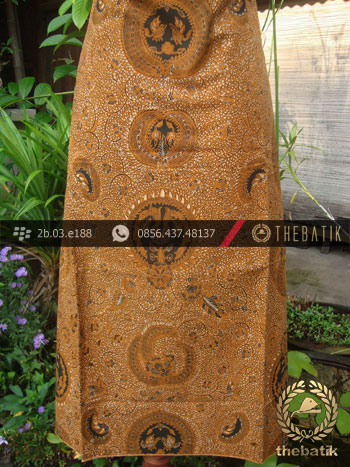 Kain Batik Cap Solo Motif Soga Genes