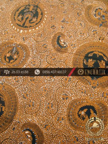 Kain Batik Cap Solo Motif Soga Genes
