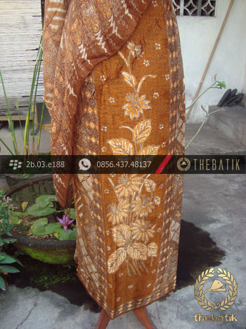 Sarung Selendang Sutera Pekalongan Kuning