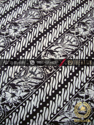 Kain Batik Cap Kelengan Motif Parang Klithik Merak