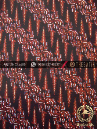 Kain Batik Cap Tulis Jogja Motif Keris