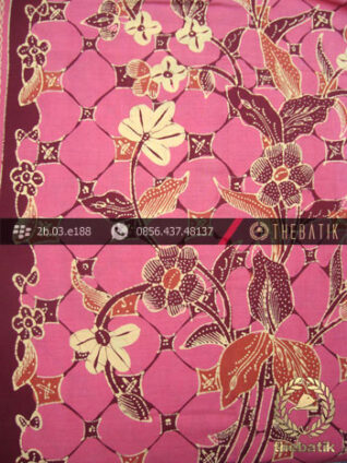 Batik Cirebon Motif Kawung Buketan Jambon
