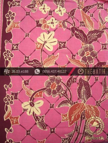 Batik Cirebon Motif Kawung Buketan Jambon