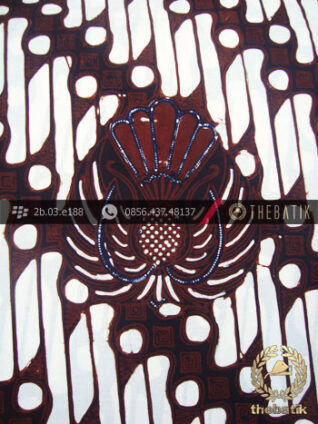 Kain Batik Cap Jogja Motif Parang Barong Ceplok Gurdo-1