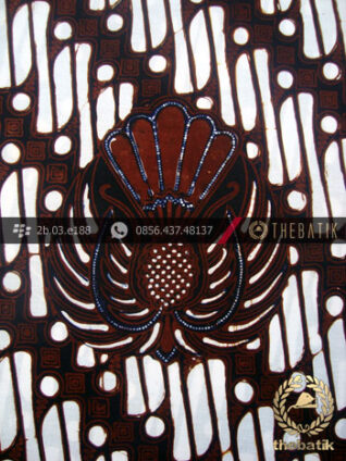 Kain Batik Cap Jogja Motif Parang Gendreh Ceplok Gurdo-2