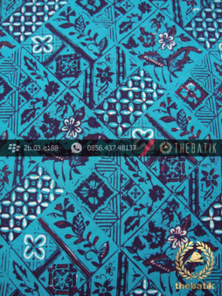 Kain Batik Cap Tulis Jogja Motif Tambal Tosca
