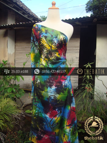 Batik Air Brush Viscos Motif Kontemporer-12