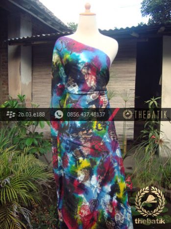 Batik Air Brush Viscos Motif Kontemporer-8