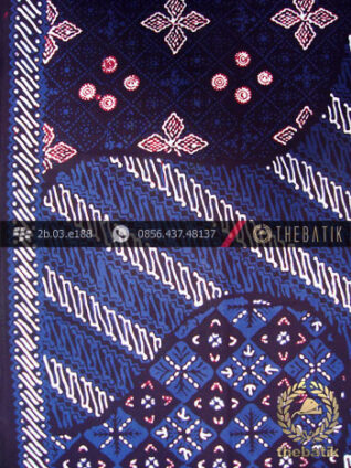Kain Batik Cap Tulis Jogja Motif Pulau Biru-1