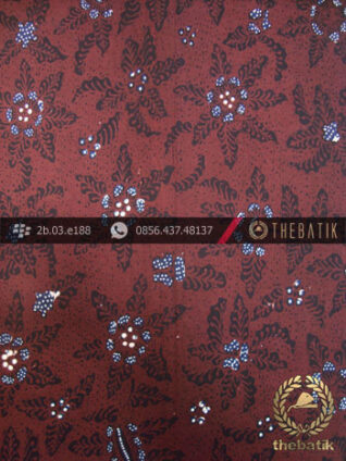 Kain Batik Tulis Jogja Motif Bantulan Gringsing Coklat