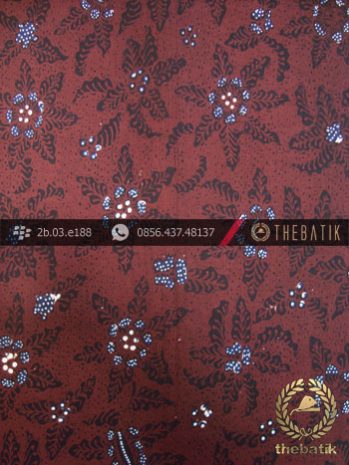 Kain Batik Tulis Jogja Motif Bantulan Gringsing Coklat