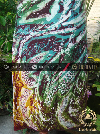 Kain Batik Lukis Abstrak Kontemporer