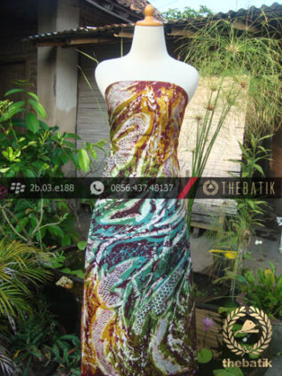Kain Batik Lukis Abstrak Kontemporer