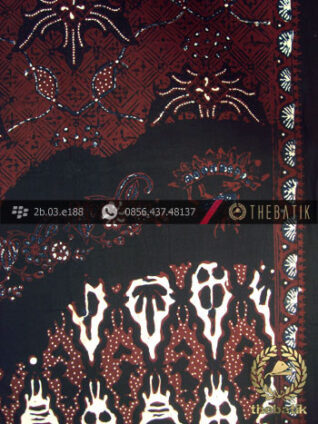 Kain Batik Cap Tulis Jogja Motif Pulau Krantil Sogan