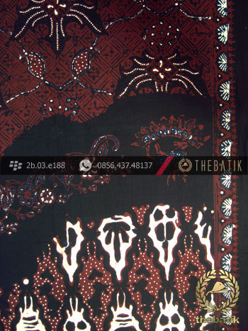 Kain Batik Cap Tulis Jogja Motif Pulau Krantil Sogan