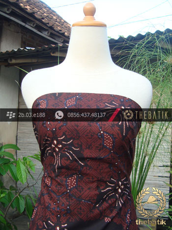 Kain Batik Cap Tulis Jogja Motif Pulau Krantil Sogan