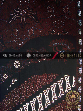 Kain Batik Cap Tulis Jogja Motif Pulau Parang Sogan