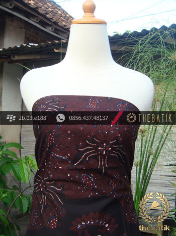Kain Batik Cap Tulis Jogja Motif Pulau Parang Sogan