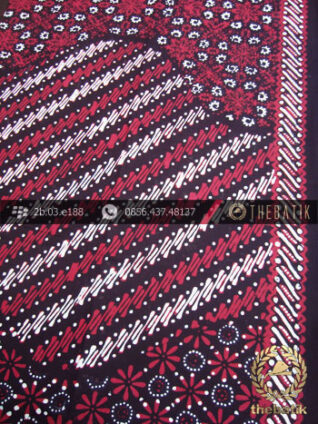 Kain Batik Cap Tulis Jogja Motif Pulau Merah Jambon