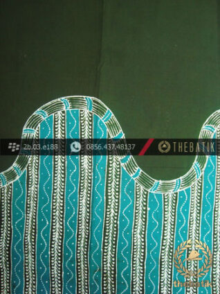 Kain Batik Tulis Jogja Motif Kombinasi Hijau