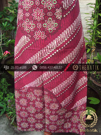 Kain Batik Cap Tulis Jogja Motif Pulau Jambon