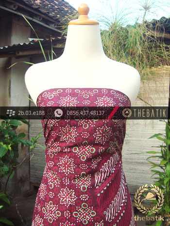 Kain Batik Cap Tulis Jogja Motif Pulau Jambon
