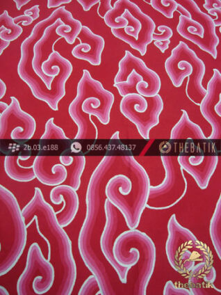 Batik Tulis Cirebon Motif Megamendung Pink-2