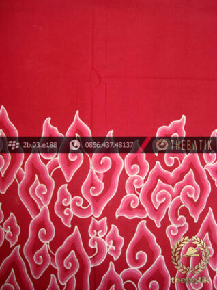 Batik Tulis Cirebon Motif Megamendung Pink