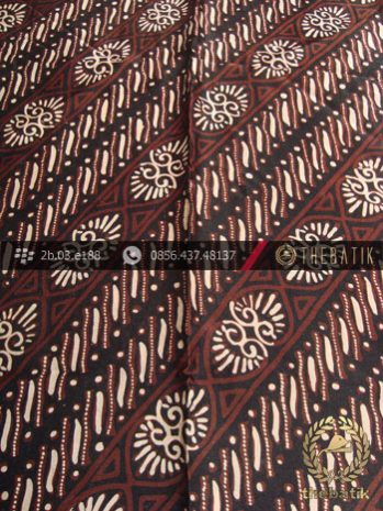 Batik Sutera Jogja Motif Parang Klithik Seling