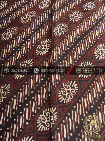 Batik Sutera Jogja Motif Parang Klithik Seling